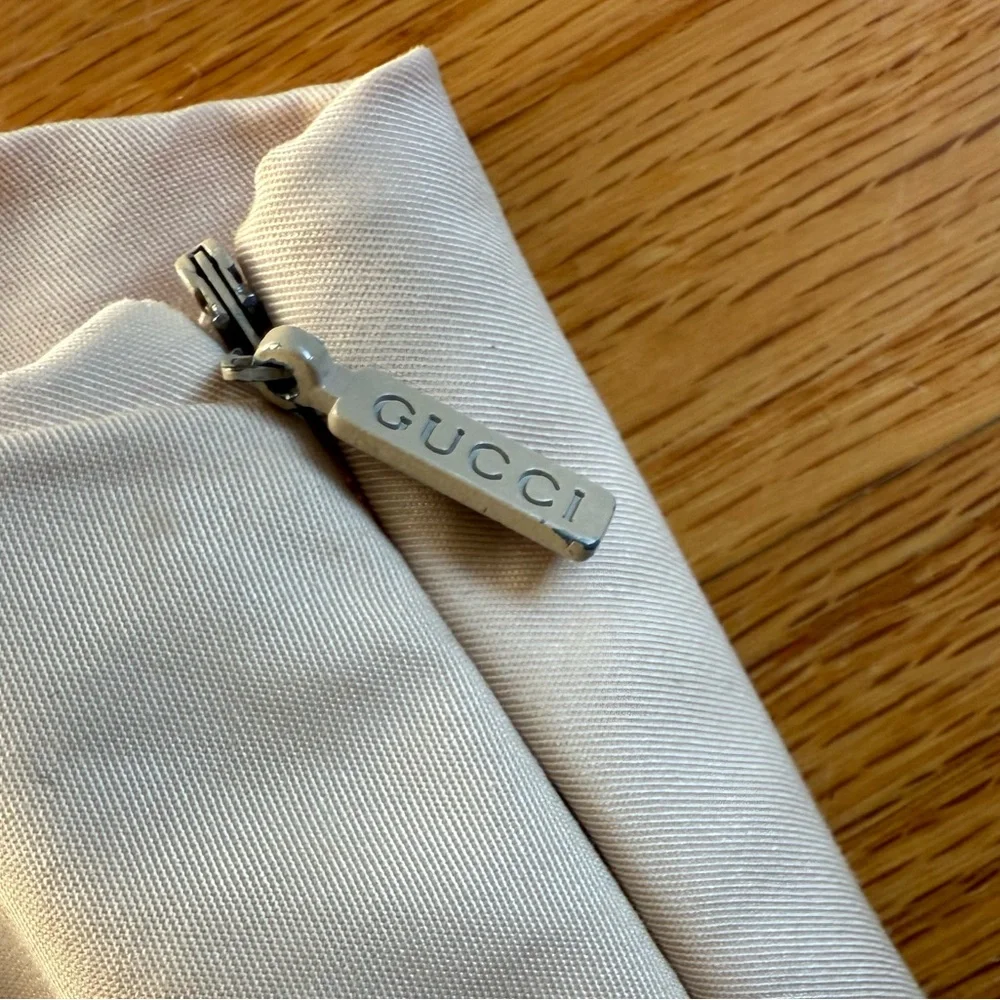 Authentic Reworked Gucci Beige Mini Skirt - Picture 3 of 4